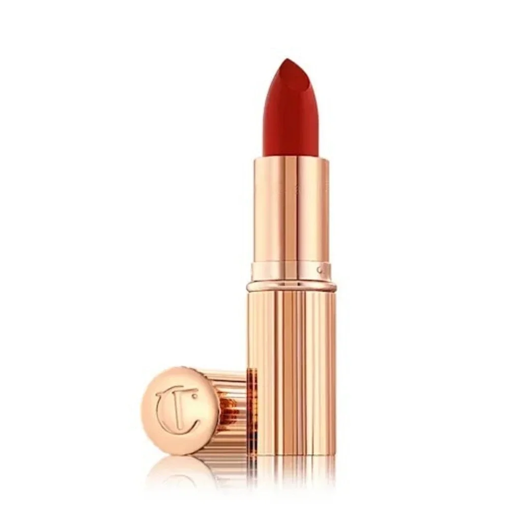 Charlotte Tilbury K.I.S.S.I.N.G Lipstick So Red 0.12 oz Red‎ Satin Finish New